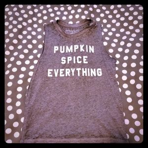 Gray "Pumkin Spice Everything" Tank